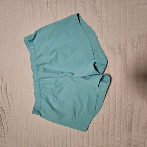 Columbia Green and Blue Athletic Shorts Lightweight Design
